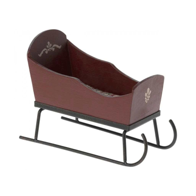 Kovové sánky pre myšky Maileg Red                    