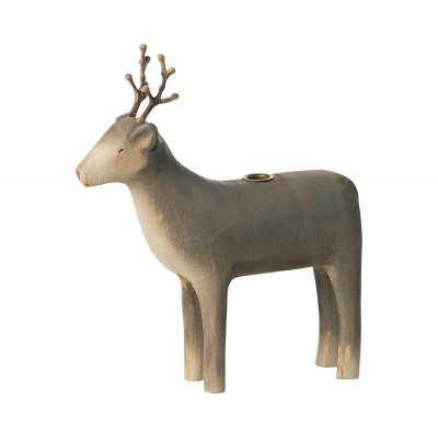                             Vianočný drevený svietnik Reindeer Medium                        