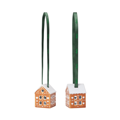                             Vianočné ozdoby domčeky Gingerbread - set 2 ks                        