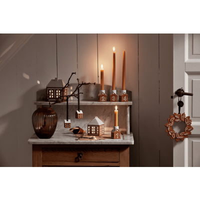                             Vianočné ozdoby domčeky Gingerbread - set 2 ks                        