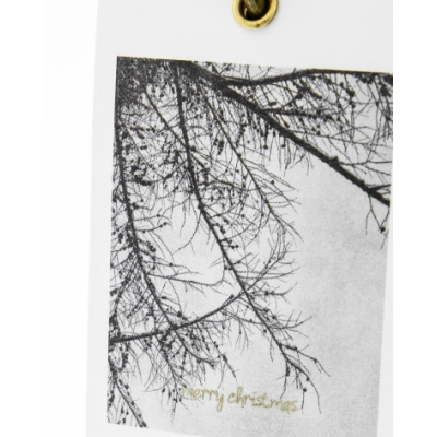                             Menovky na darčeky White Winter - 12 ks                        
