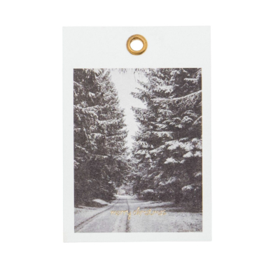                             Menovky na darčeky White Winter - 12 ks                        