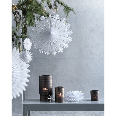                             Vianočná papierová dekorácia Fold White 45 cm                        