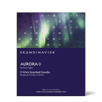                             Vonná sviečka AURORA 350 g - 2 knôty                        