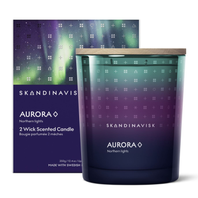                             Vonná sviečka AURORA 350 g - 2 knôty                        
