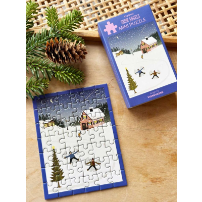 Mini puzzle Snow Angels 42 dielikov                    