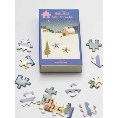                             Mini puzzle Snow Angels 42 dielikov                        
