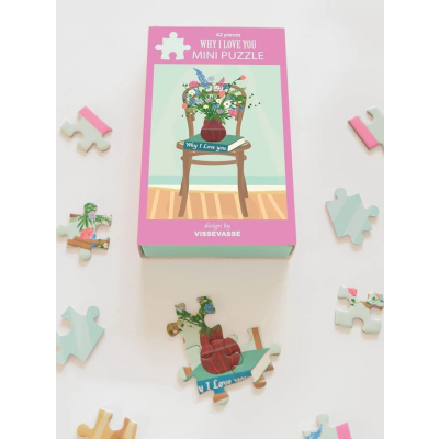                             Mini puzzle Why I Love You 42 dielikov                        