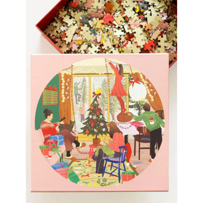 Puzzle Deň v decembri 1000 dielků                    