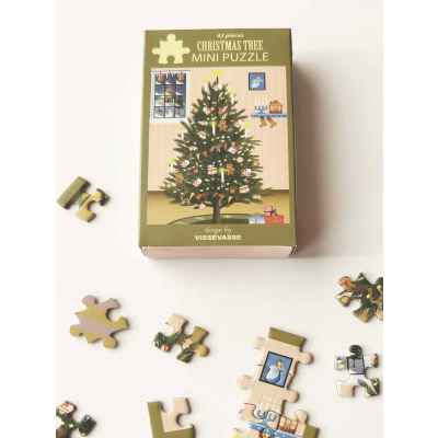                             Mini puzzle Glowing Christmas Tree 42 dielikov                        