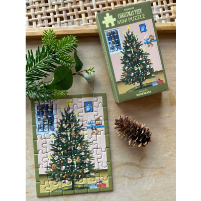 Mini puzzle Glowing Christmas Tree 42 dielikov                    