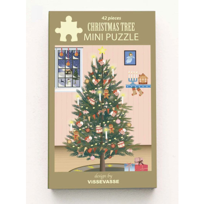                             Mini puzzle Glowing Christmas Tree 42 dielikov                        