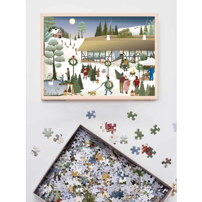                             Puzzle Christmas Tree Farm 1000 dielků                        