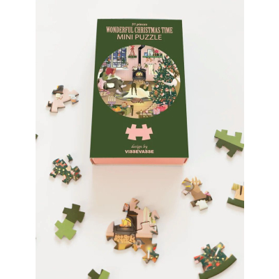                             Mini puzzle Wonderful Christmastime 31 dielikov                        