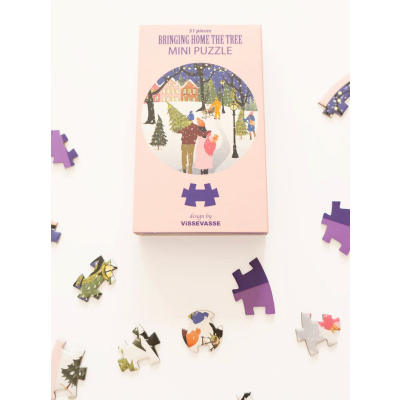                             Mini puzzle Bringing Home the Tree 31 dielikov                        