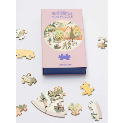                             Mini puzzle White Christmas 31 dielikov                        