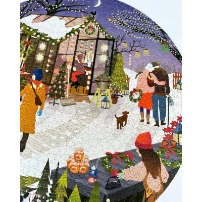                            Puzzle Vianočný trh 1000 dielků                        