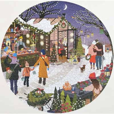                             Puzzle Vianočný trh 1000 dielků                        