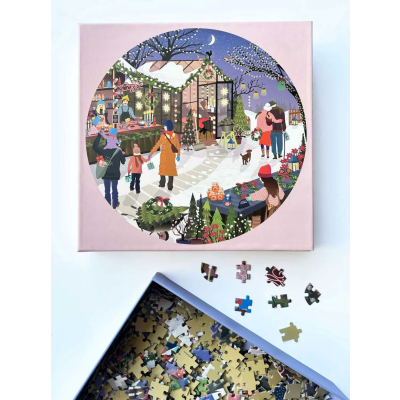                             Puzzle Vianočný trh 1000 dielků                        