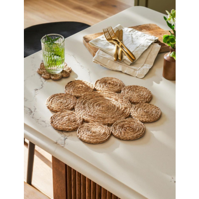 Jutové prestieranie Enslow Natural - set 4 ks                    