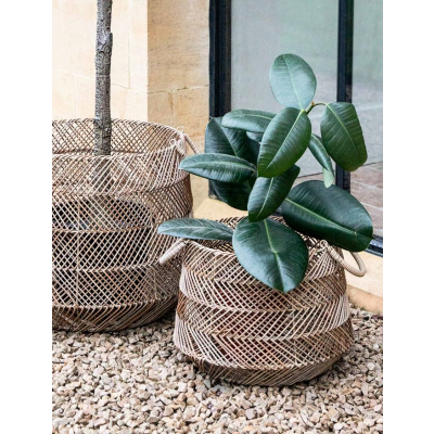                             Set 2 ks košíkov Hinton Woven Basket                        