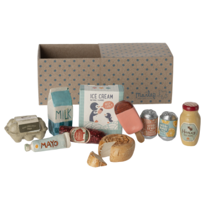 Súprava potravín pre myšky Maileg Grocery Box                    
