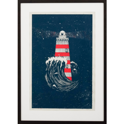 Plagát "Lighthouse" s rámom                    