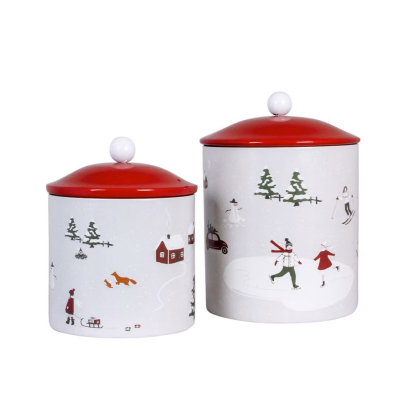                             Plechová dóza Winterland 20 cm                        