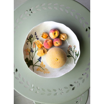                             Porcelánová misa Malva Flowers Off White 30 cm                        