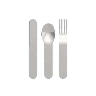                             Nerezový cestovný príbor Portable - set 3 ks                        