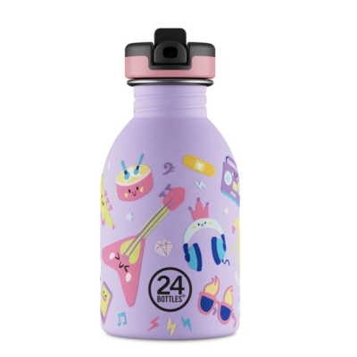 Nerezová detská fľaša Music Friends 250ml                    