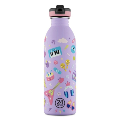 Nerezová detská fľaša Music Friends 500ml                    