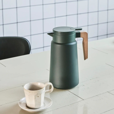                             Termoska s drevenou rukoväťou Cole Dark Green 1,8 l                        