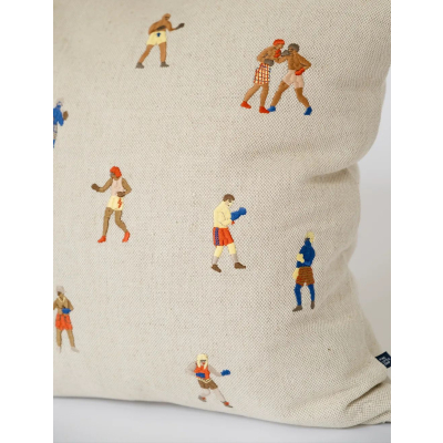                            Vyšívaná obliečka na vankúš Boxers 50x50 cm                        