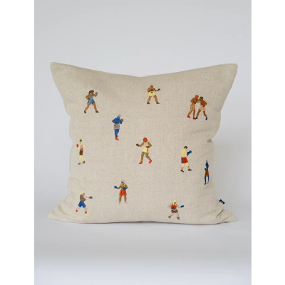 Vyšívaná obliečka na vankúš Boxers 50x50 cm                    