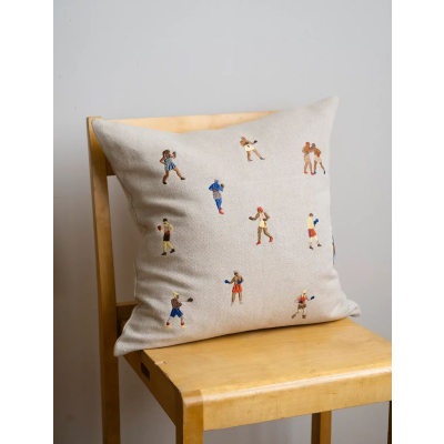                             Vyšívaná obliečka na vankúš Boxers 50x50 cm                        