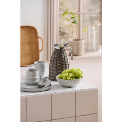                            Termoska Polyrattan Handwoven Grey 1,5 l                        