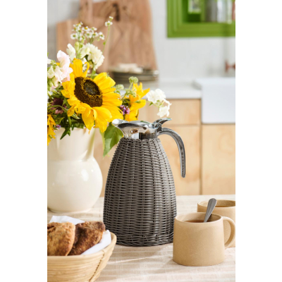                             Termoska Polyrattan Handwoven Grey 1,5 l                        