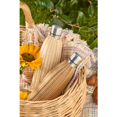                             Termo fľaša Polyrattan Handwoven Brown 500 ml                        