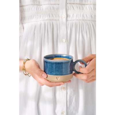                             Hrnček s uchom Heart Blue 290 ml                        