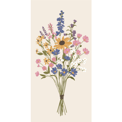 Papierové obrúsky Summer Bouquet - set 16 ks                    