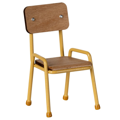 Stoličky pre myšky Maileg Retro Yellow                    