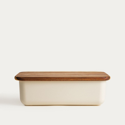                             Chlebník Noris Beige s vekom / doštičkou 40 cm                        