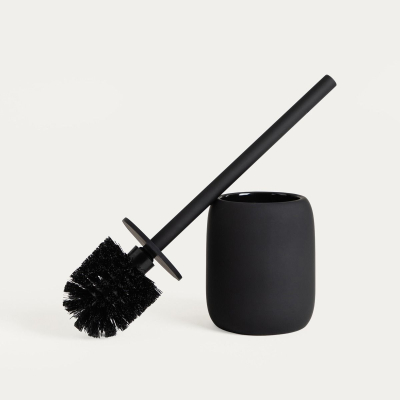 Keramická kefa na WC Almeri Black                    