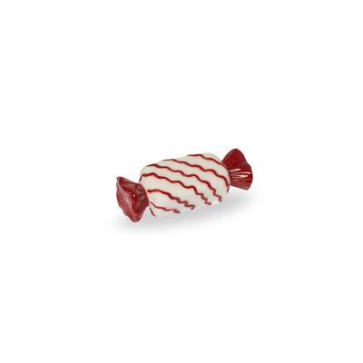 Vianočná keramická dekorácia Candy Sockered Wave                    