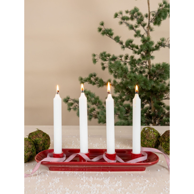                             Keramický adventný svietnik Bymarken Red                        