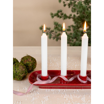                             Keramický adventný svietnik Bymarken Red                        