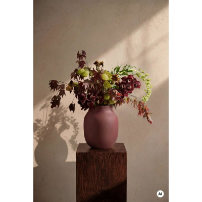                             Váza Studio Omaggio Red Burgundy 20 cm                        