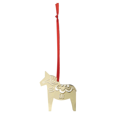 Závesná dekorácia Christmas Horse Gold                    