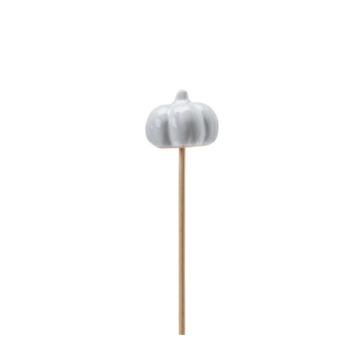                             Dekoratívna tekvica na tyčke Pumpkin White - set 3 ks                        